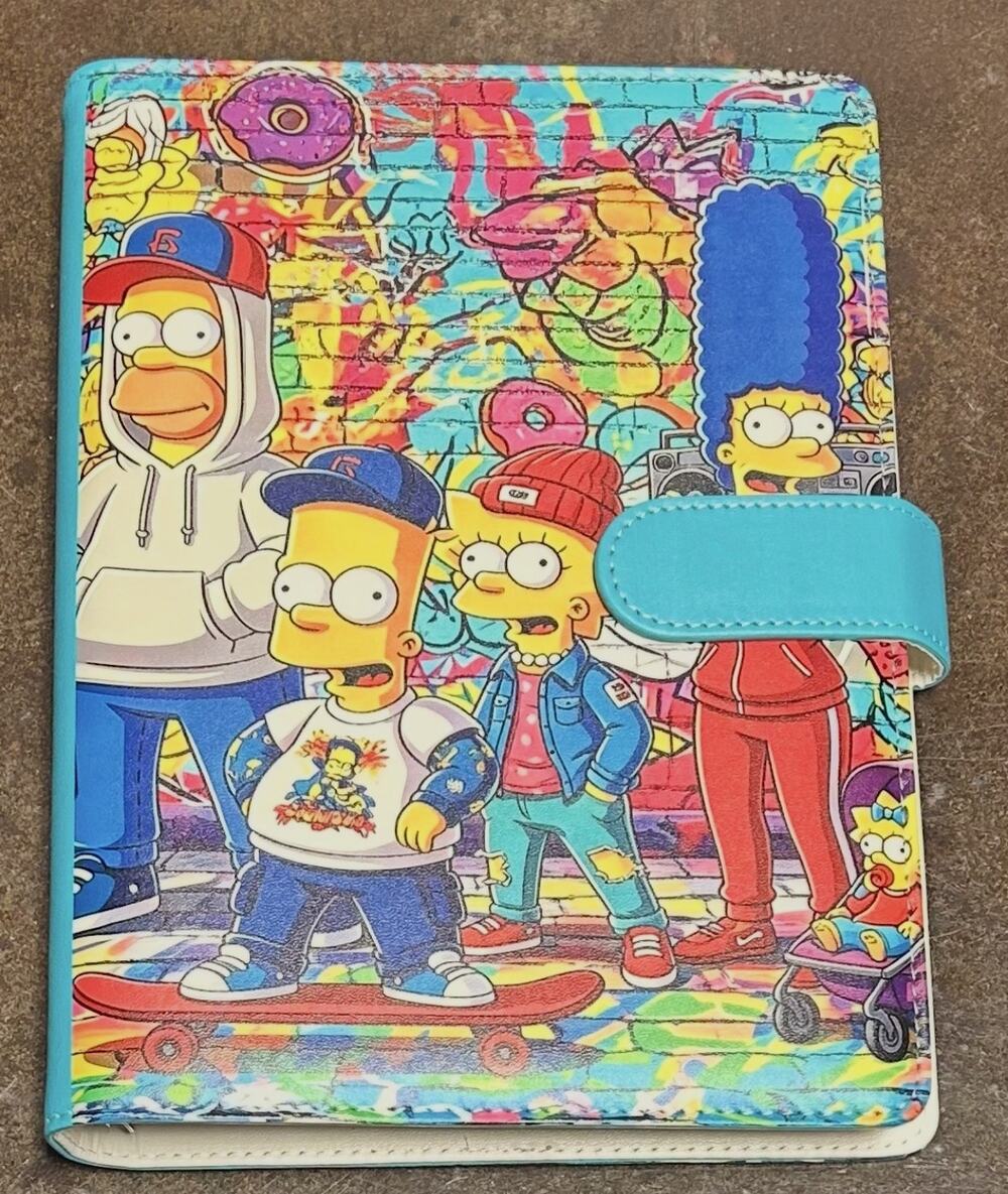 The Simpsons size A5 Binder w/ stationery paper